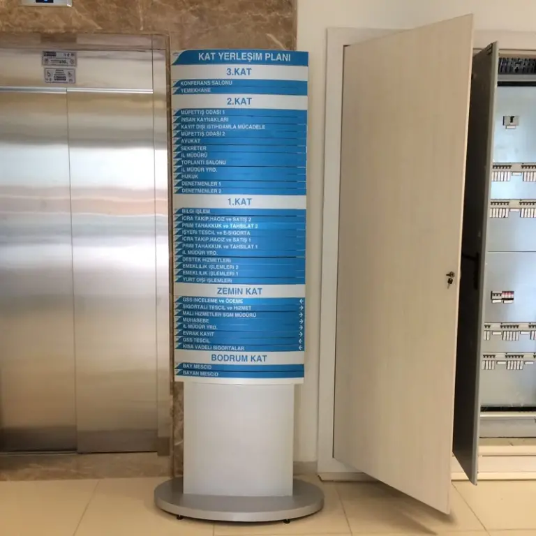 Ufuk Reklam yönlendirme tabela uygulaması